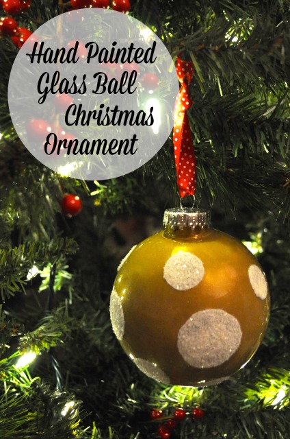 Hand Painted Glass Ball Christmas Ornaments - Simple Sojourns